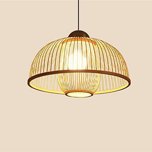 Woven Bamboo Candle Chandelier for Home Decor