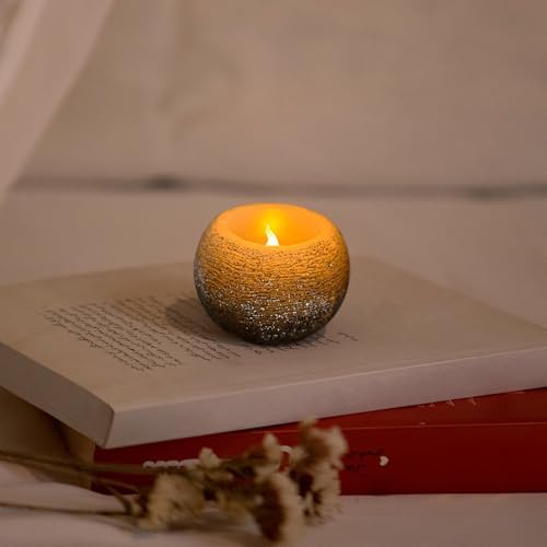 FURORA LIGHTING Glitter Flameless Candles Pack of 3