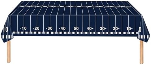 3 Pack Football Themed Tablecloths for Game Day