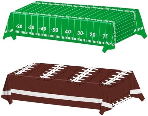 2pcs Football Tablecloth for Birthday Party Decorations