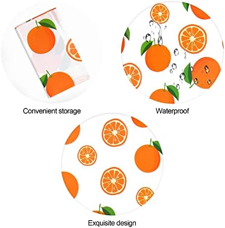PHOGARY 3 Pack Orange Tablecloths for Party Decor