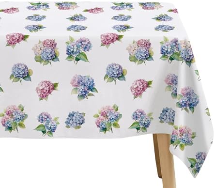 Hydrangea Party Tablecloth Set 3 Pack 54x108 Inches