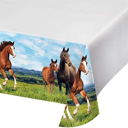 Creative Converting Wild Horse Tablecloth 54x102