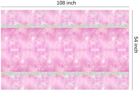 Pink Glitter Diamond Tablecloth Set 3 Pack
