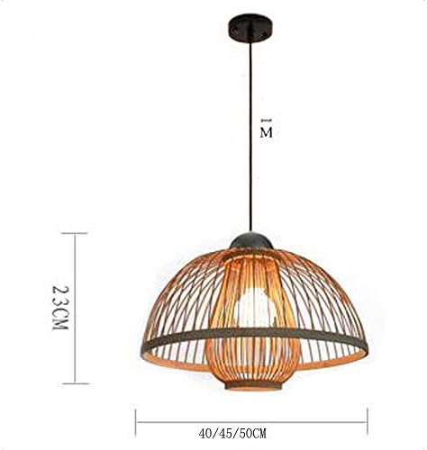 Woven Bamboo Candle Chandelier for Home Decor