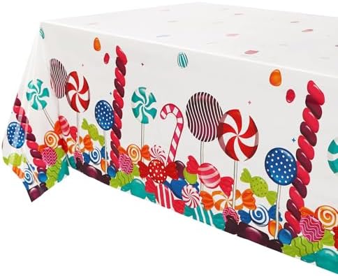 Candyland Themed Tablecloth for Parties and Celebrations