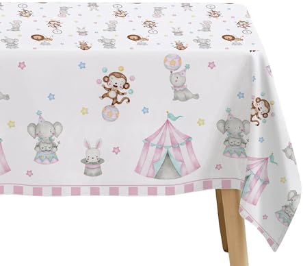 Circus Party Decorations Tablecloth 3 Pack for Girls