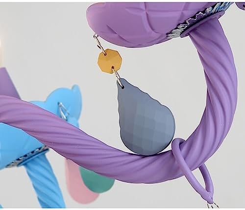 Fruid Childrens Chandelier with 5 Colorful Lights