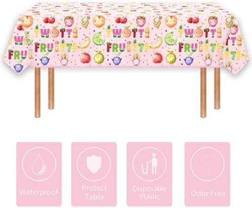 Twotti Frutti Tablecloth for 2nd Birthday Party