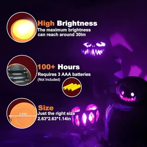 Sweetime Halloween Pumpkin RGB Remote Light