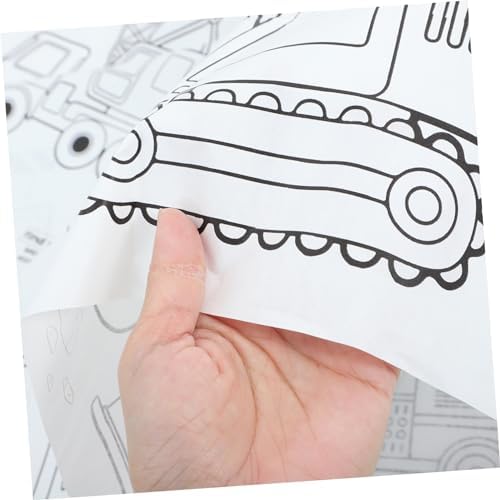 Homoyoyo Birthday Coloring Tablecloth for Kids