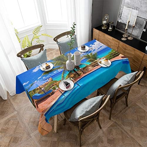 ZOE GARDEN Rectangle Tablecloth Waterproof Stainproof
