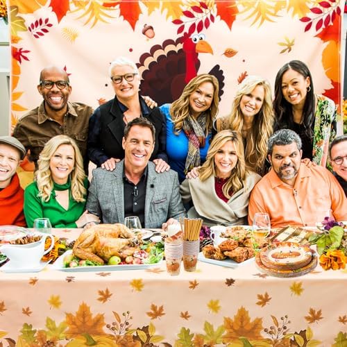 219PCS Thanksgiving Party Supplies Decorations Set for 24 Guests