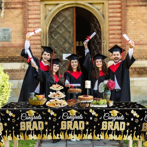 Graduation Tablecloth Party Decorations 3Pcs