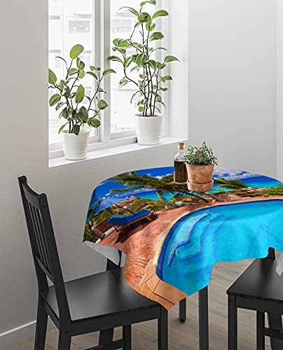 ZOE GARDEN Square Tablecloth Waterproof Stainproof 1