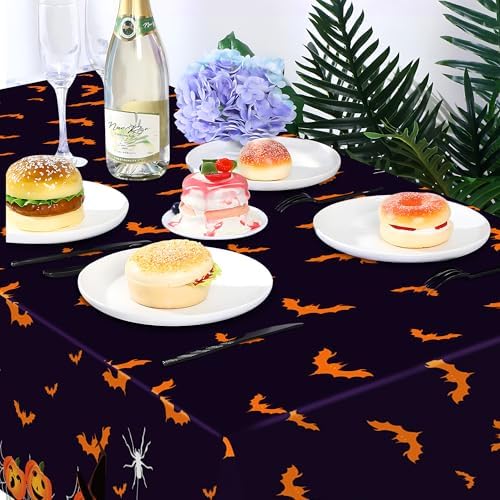 Lide Road 2pcs Halloween Tablecloth 1