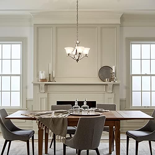 Kichler Dover Mini Chandelier 4 Light Brushed Nickel