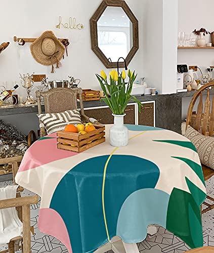 ZOE GARDEN Square Tablecloth Waterproof Stainproof