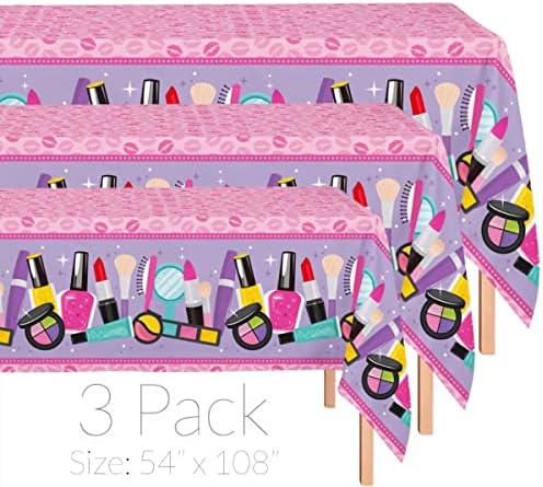 Oojami 3 Pack Spa Theme Table Covers 54 x 108