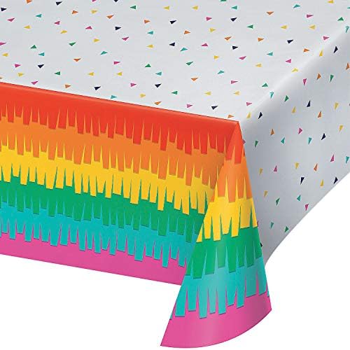 Fun Express Fiesta Fun Plastic Tablecloth Cinco de Mayo