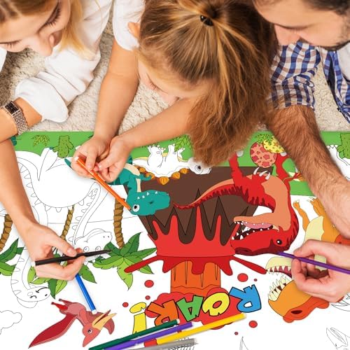 SKEPPY Dinosaur Theme Decorations 42x73 Inches Poster