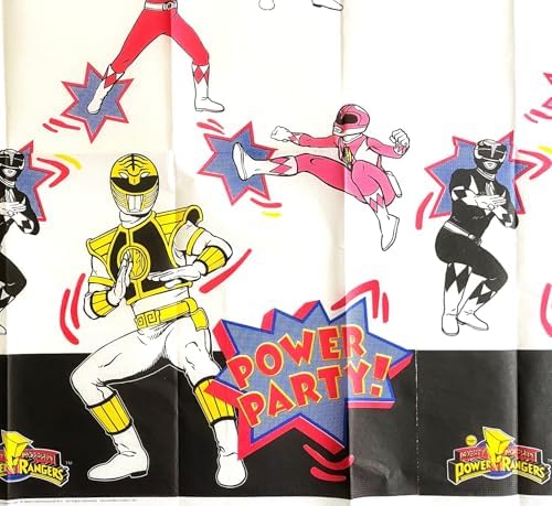 Mighty Morphin Power Rangers Party Table Cover 54x895