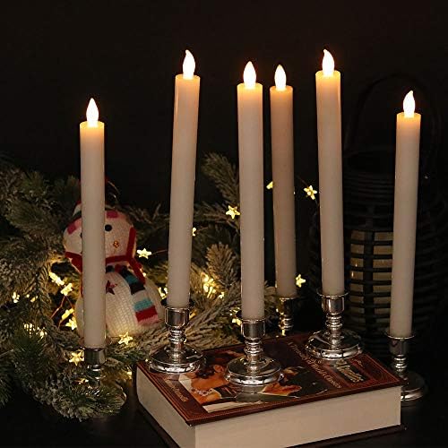 Eldnacele Flameless Window Candles with Remote Timer