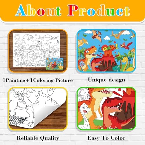 SKEPPY Dinosaur Theme Decorations 42x73 Inches Poster