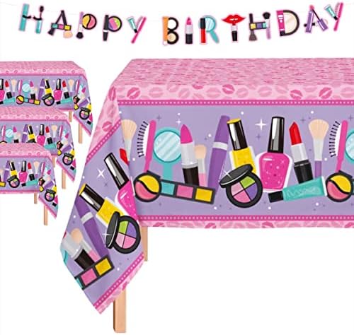 Oojami 3 Pack Spa Theme Table Covers 54 x 108