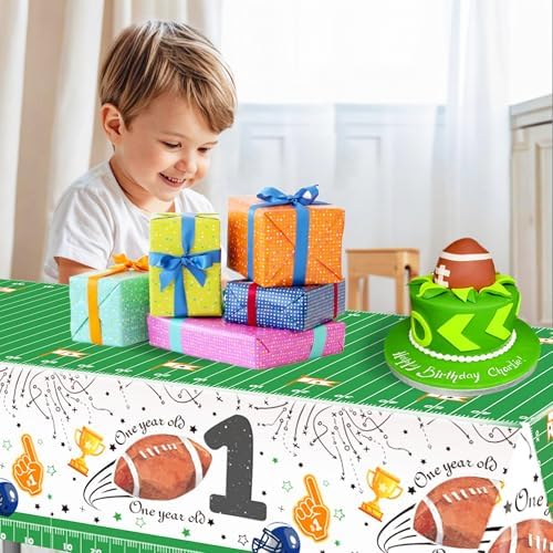 Lide Road Rugby Party Tablecloth 2 Pcs 54x87In