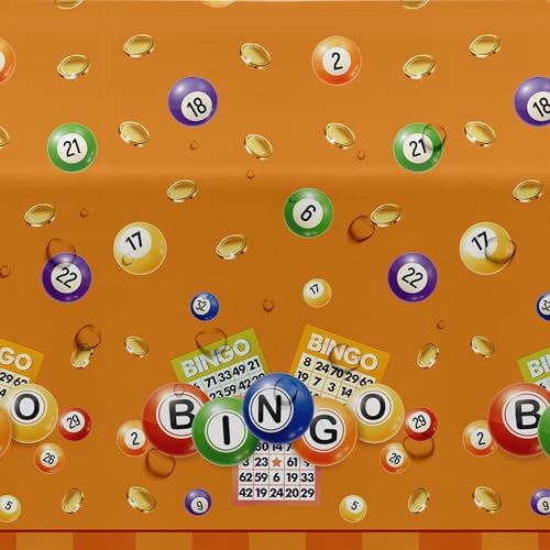 Bingo Party Tablecloth 3 Pack 55x86 Inches