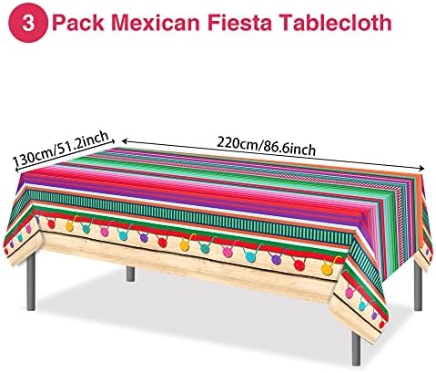 Vintage Mexican Tablecloth for Christmas Party
