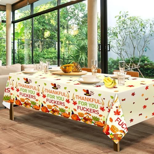 3Pcs Thanksgiving Tablecloths - Party Decorations