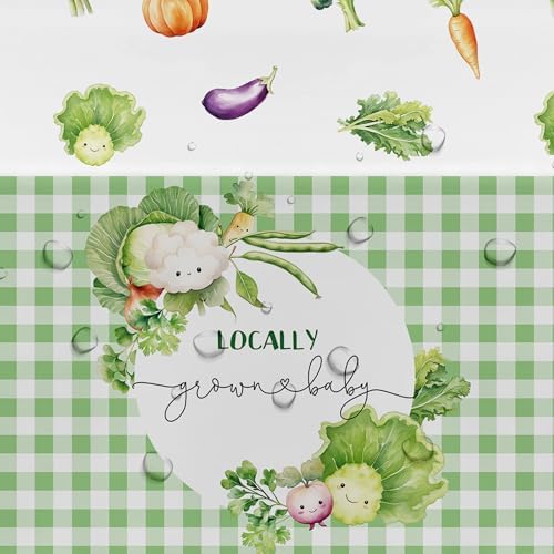Locally Grown Baby Shower Tablecloth 3 Pack