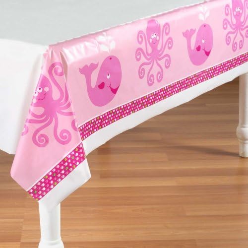 Creative Converting Ocean Preppy Girl Table Cover