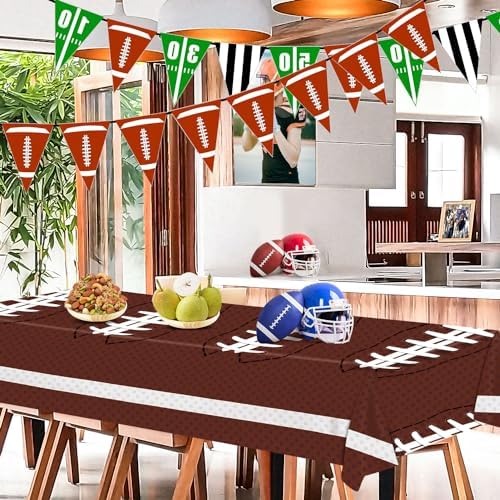 2pcs Football Tablecloth for Birthday Party Decorations