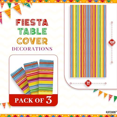 KatchOn XtraLarge Fiesta Tablecloth 108x54 Inch