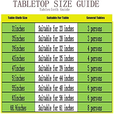 JUNTAIY Round Tablecloth 44 Inch Multicolor Fractal Design