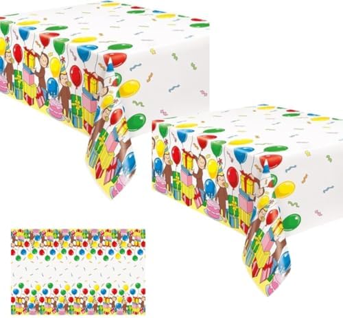 Unique Curious George Table Covers 2 Pack