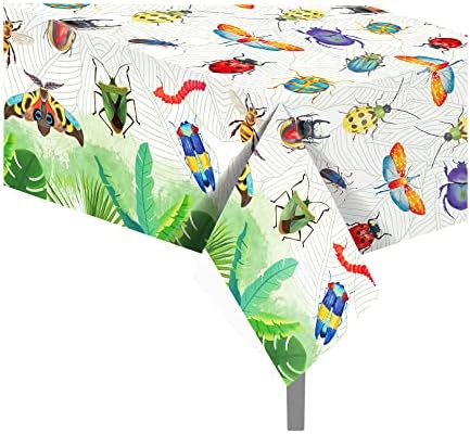 2PCS Insect Themed Tablecloths for Bug Parties