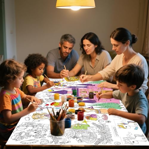 Princess Party Giant Coloring Poster 30x72 Inch