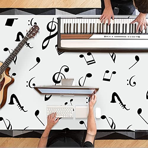 2 Pcs Music Notes Tablecloth for Birthday Parties