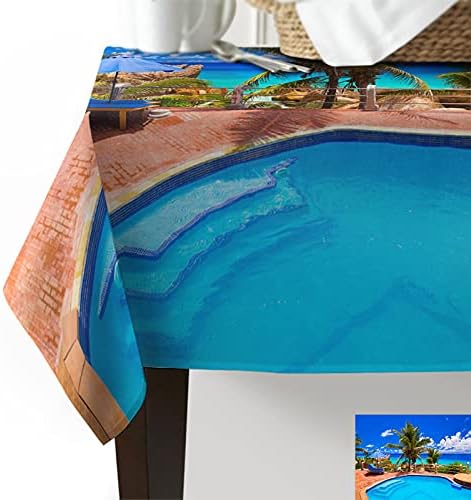 ZOE GARDEN Rectangle Tablecloth Waterproof Stainproof
