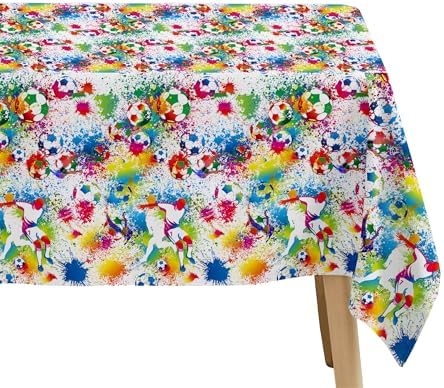 Soccer Party Tablecloths 3Pack 54in x 108in