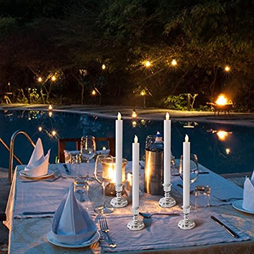 Eldnacele Flameless Window Candles with Remote Timer