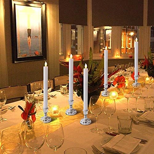 Eldnacele Flameless Window Candles with Remote Timer