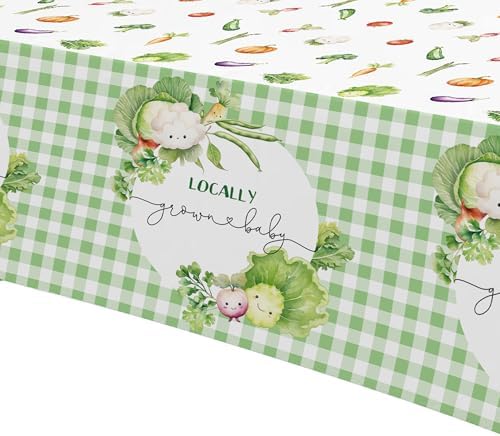 Locally Grown Baby Shower Tablecloth 3 Pack