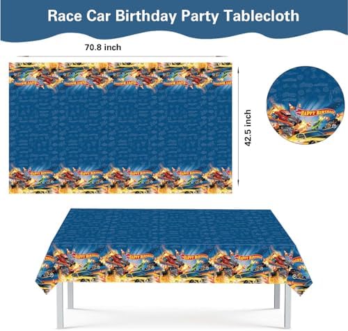 Hot Race Car Party Decorations Game Birthday Supplies Set
