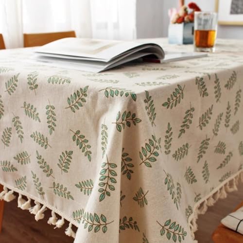 Hometrixx Kids Table Cloths 71x51 inch Nordic Floral Square Cover