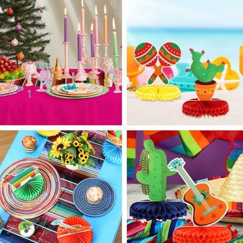 Preboun 15Pcs Mexican Fiesta Decorations Set